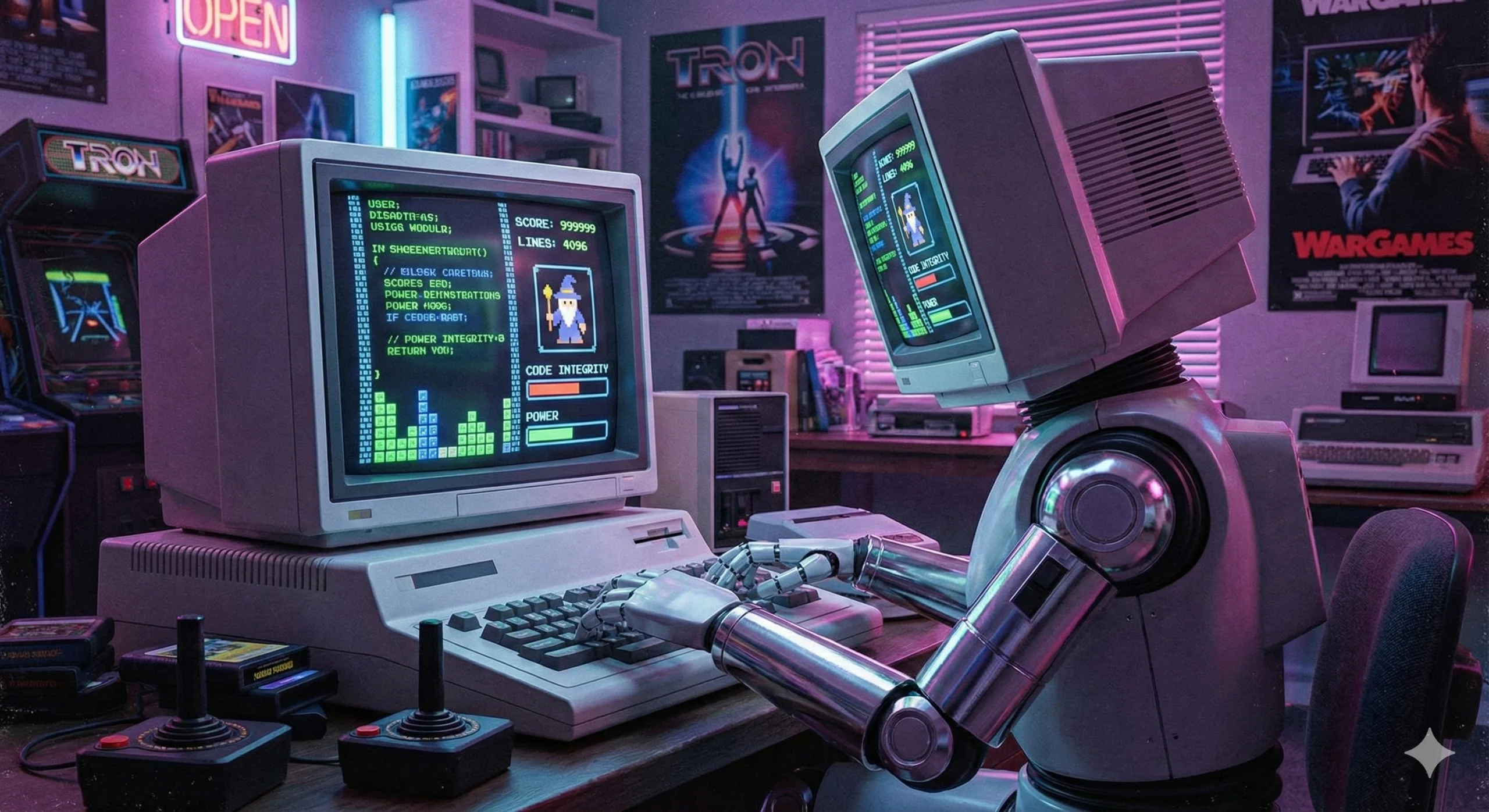 robo usando chatgpt para ajudar nas pesquisas